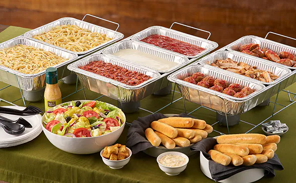 Olive Garden Create Your Own Pasta Station