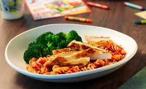Olive Garden Grilled Chicken with Rotini Pasta & Marinara for kids​