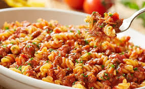 Olive Garden Rotini Pasta with Meat Sauce​