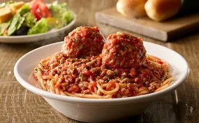 Olive Garden Lunch Spaghetti With Meatballs