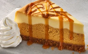 Olive Garden Pumpkin Cookie Butter Cheesecake